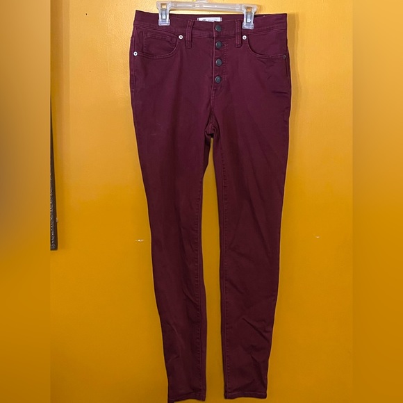 Madewell Denim - Madewell 9” high rise skinny jeans 28T